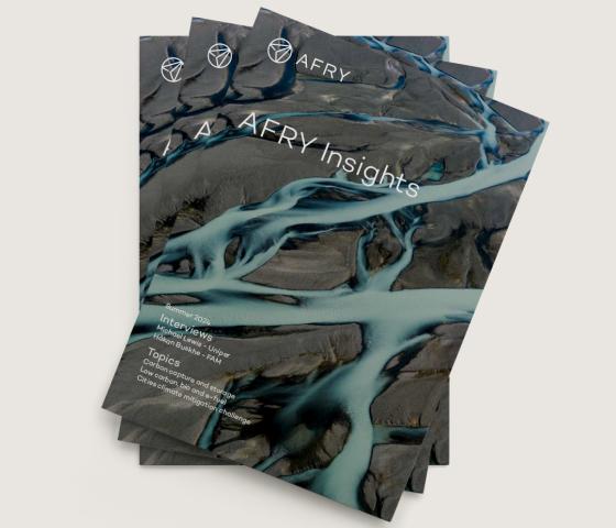 Pile of the latest AFRY Insight magazines